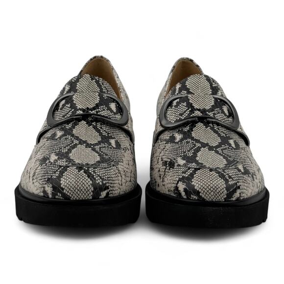 Naturalizer Somerset Loafers – Alabaster Snake Print - Picture 3 of 7